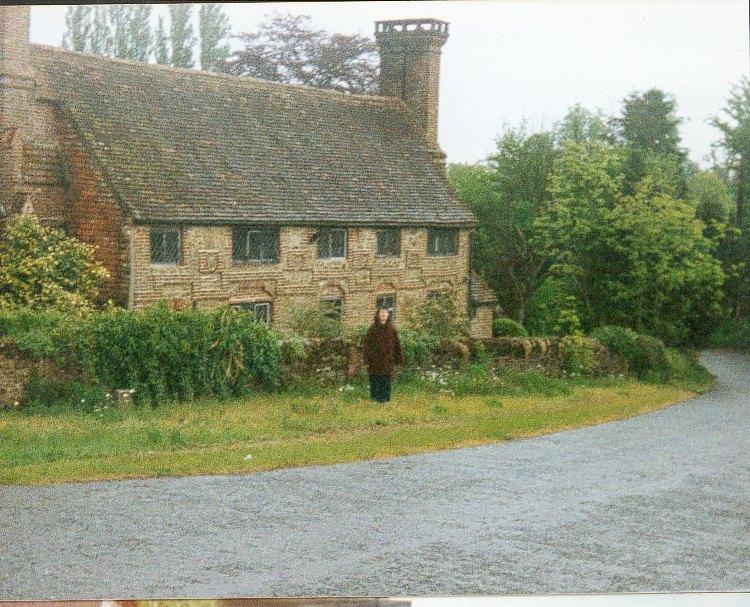 Denise at Chimneys, her childhood home in Surrey